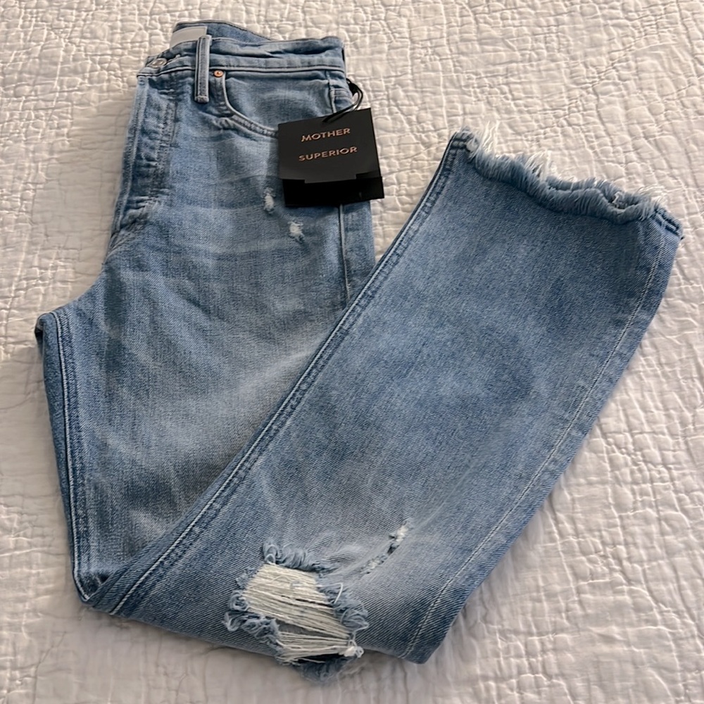 NWT Mother Superior The Tripper Ankle Jeans Misbeliever Wash Sold Out - Picture 7 of 15